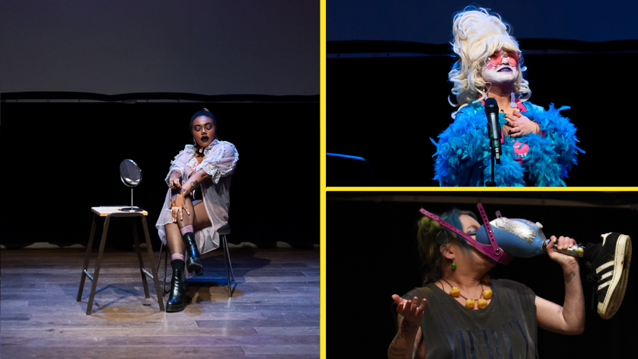 An image split into three panels displaying Elliss Lewin-Turner, Tammy Reynolds and Jackie Hagan.